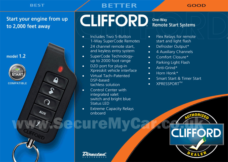 cliffordmatrix 1.2 remote engine start